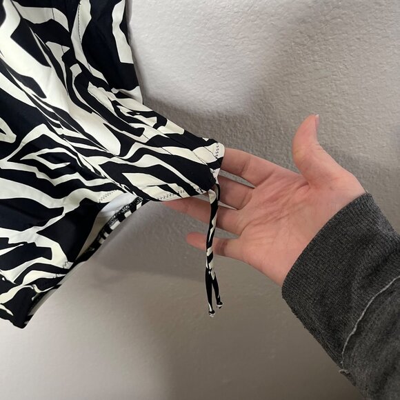 Fantasie Aruba Nights One-Piece Swimsuit 34D Floral Print Twist Front - Picture 5 of 11